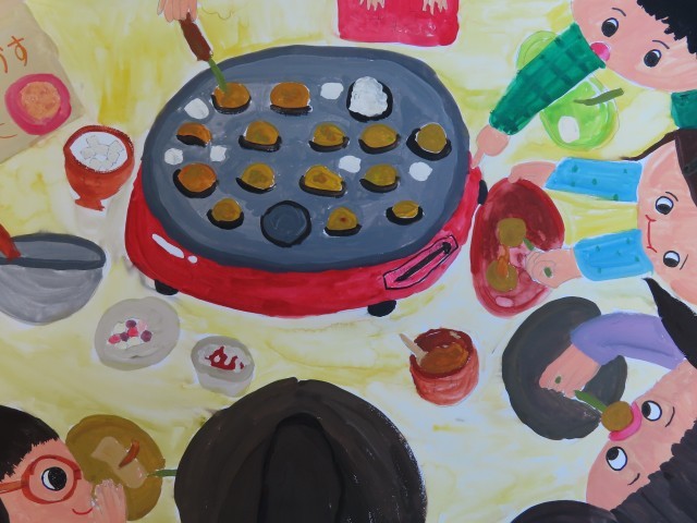 笑顔でいっぱいたこ焼きパーティー