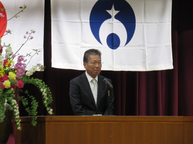 西岡教育長の告辞